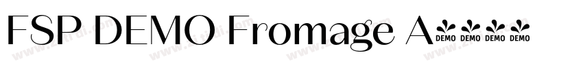 FSP DEMO Fromage A字体转换 FSP DEMO Fromage A字体转换